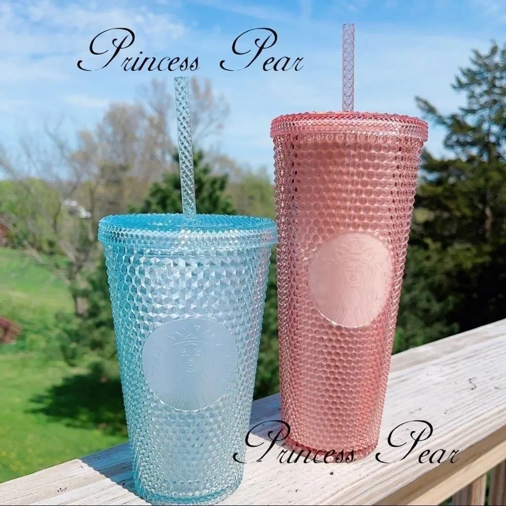 Starbucks Pale rose & Icy Blue Studded - Picture 3 of 7